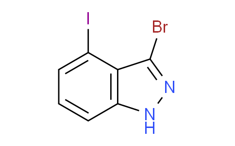CAS No. 885518-68-3, 3-Bromo-4-iodo-1H-indazole