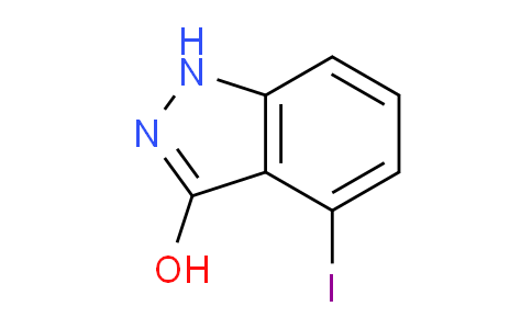 CAS No. 885518-70-7, 4-iodo-1H-indazol-3-ol