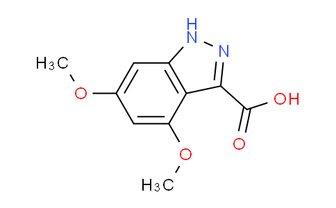 CAS No. 885520-36-5, 4,6-dimethoxy-1H-indazole-3-carboxylic acid