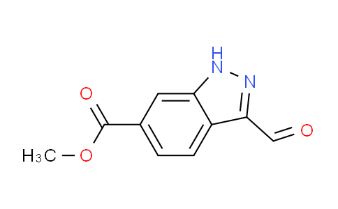 CAS No. 885518-86-5, Methyl 3-formyl-1H-indazole-6-carboxylate