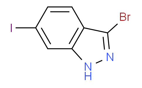 CAS No. 885518-76-3, 3-bromo-6-iodo-1H-indazole