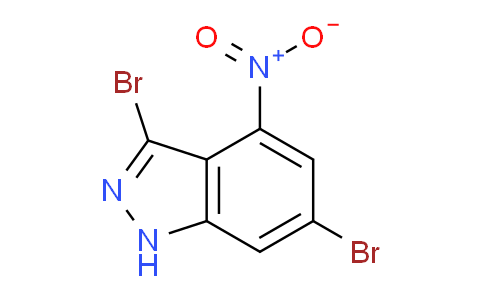 CAS No. 885519-42-6, 3,6-dibromo-4-nitro-1H-indazole