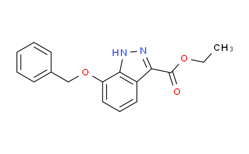 CAS No. 885278-92-2, Ethyl 7-benzyloxy-1H-indazole-3-carboxylate