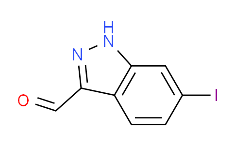 CAS No. 885518-80-9, 6-iodo-1H-indazole-3-carbaldehyde