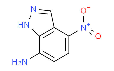 CAS No. 89795-92-6, 4-nitro-1H-indazol-7-amine