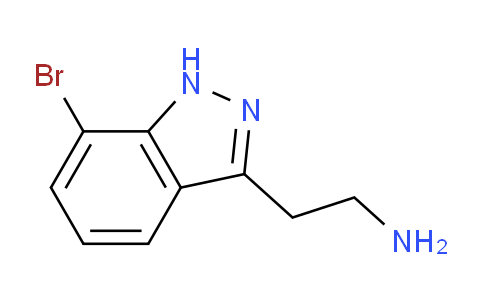 CAS No. 1360962-95-3, 2-(7-Bromo-1H-indazol-3-yl)ethanamine