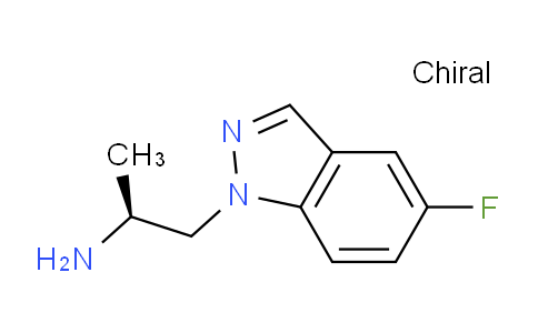 CAS No. 210580-57-7, (S)-1-(5-Fluoro-1H-indazol-1-yl)propan-2-amine
