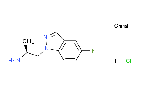 CAS No. 210581-50-3, (S)-1-(5-Fluoro-1H-indazol-1-yl)propan-2-amine hydrochloride