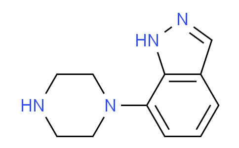 CAS No. 911643-93-1, 7-(Piperazin-1-yl)-1H-indazole