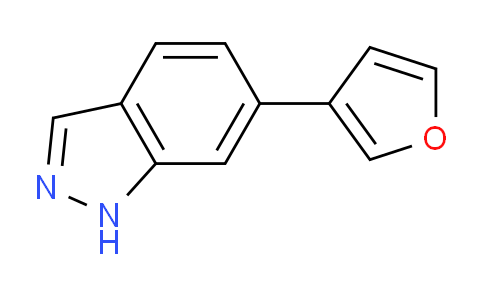 CAS No. 885271-98-7, 6-(Furan-3-yl)-1H-indazole