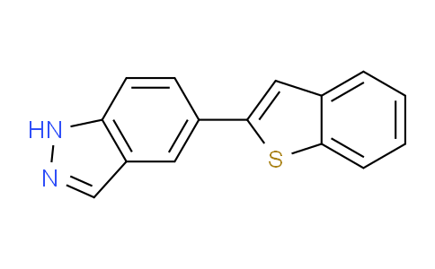 CAS No. 885272-48-0, 5-(Benzo[b]thiophen-2-yl)-1H-indazole