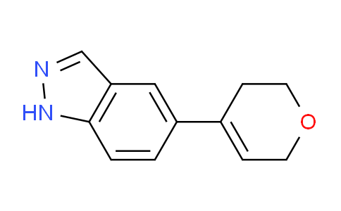 CAS No. 885272-68-4, 5-(3,6-Dihydro-2H-pyran-4-yl)-1H-indazole