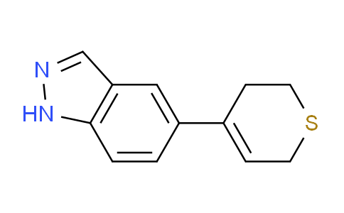 CAS No. 885272-64-0, 5-(3,6-Dihydro-2H-thiopyran-4-yl)-1H-indazole