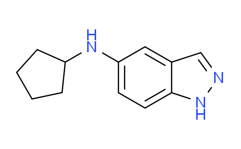 CAS No. 478836-02-1, N-Cyclopentyl-1H-indazol-5-amine