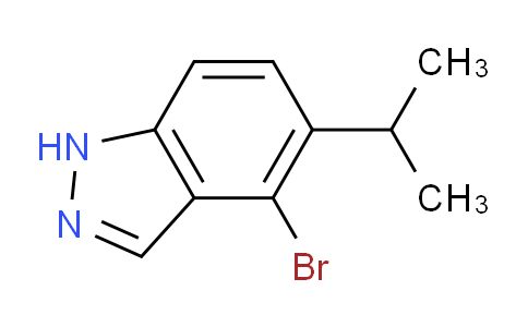 CAS No. 610796-21-9, 4-Bromo-5-isopropyl-1H-indazole