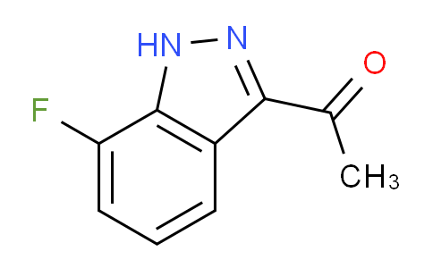 CAS No. 1415740-62-3, 1-(7-Fluoro-1H-indazol-3-yl)ethanone
