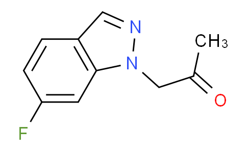 CAS No. 1956335-76-4, 1-(6-Fluoro-1H-indazol-1-yl)propan-2-one