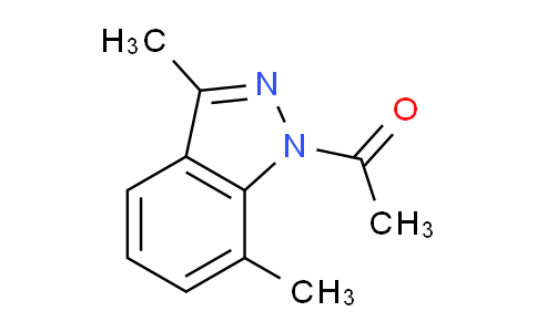 CAS No. 343773-68-2, 1-(3,7-Dimethyl-1H-indazol-1-yl)ethanone