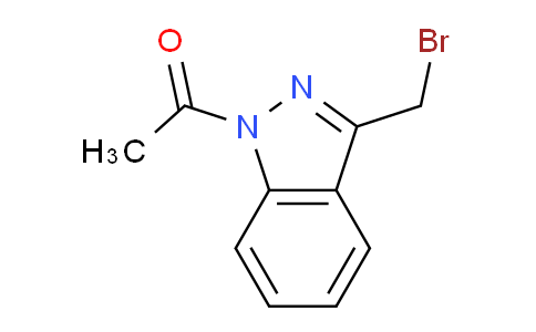 CAS No. 108185-32-6, 1-(3-(Bromomethyl)-1H-indazol-1-yl)ethanone