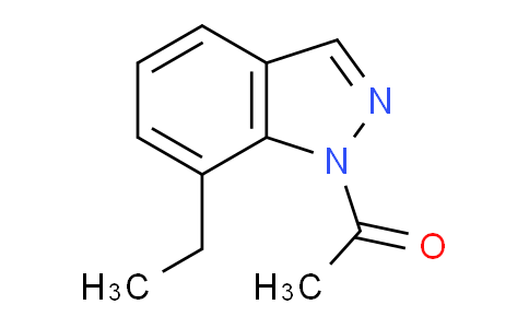 CAS No. 343773-69-3, 1-(7-Ethyl-1H-indazol-1-yl)ethanone