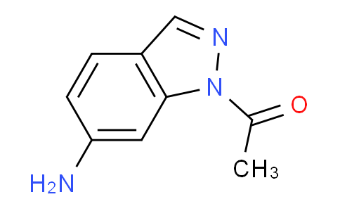 CAS No. 501653-37-8, 1-(6-Amino-1H-indazol-1-yl)ethanone