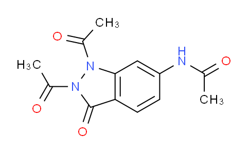 CAS No. 61346-25-6, N-(1,2-Diacetyl-3-oxo-2,3-dihydro-1H-indazol-6-yl)acetamide
