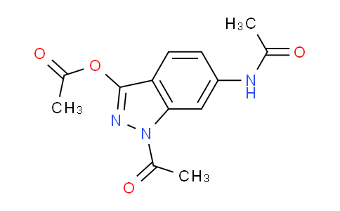 CAS No. 62807-49-2, 6-Acetamido-1-acetyl-1H-indazol-3-yl acetate