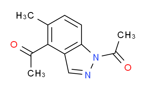 CAS No. 1415838-36-6, 1,1'-(5-Methyl-1H-indazole-1,4-diyl)diethanone