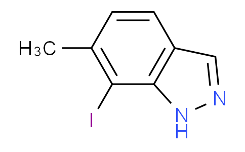 CAS No. 1956325-21-5, 7-Iodo-6-methyl-1H-indazole