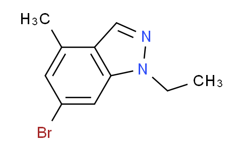 CAS No. 1693763-40-4, 6-Bromo-1-ethyl-4-methyl-1H-indazole