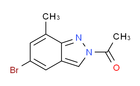 CAS No. 1427460-61-4, 1-(5-Bromo-7-methyl-2H-indazol-2-yl)ethanone
