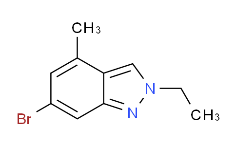 CAS No. 1823365-33-8, 6-Bromo-2-ethyl-4-methyl-2H-indazole