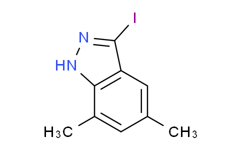 CAS No. 847906-31-4, 3-Iodo-5,7-dimethyl-1H-indazole