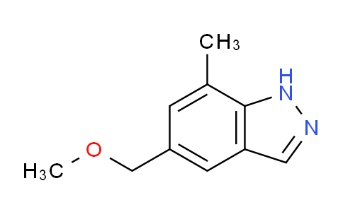 CAS No. 93359-90-1, 5-(Methoxymethyl)-7-methyl-1H-indazole