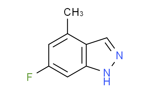 CAS No. 105391-75-1, 6-Fluoro-4-methyl-1H-indazole