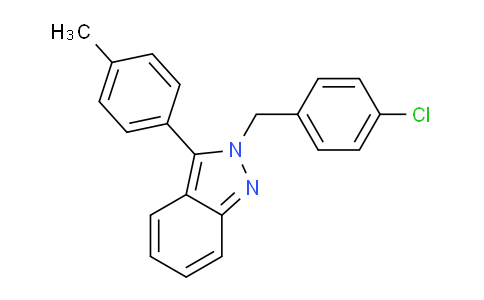 CAS No. 872681-97-5, 2-(4-Chlorobenzyl)-3-(p-tolyl)-2H-indazole