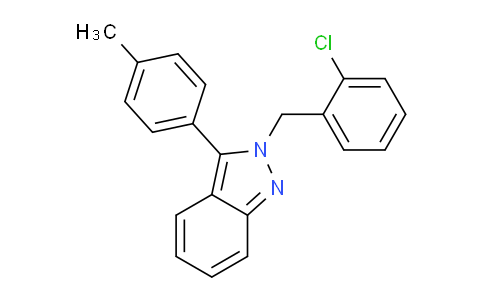 CAS No. 872682-01-4, 2-(2-Chlorobenzyl)-3-(p-tolyl)-2H-indazole