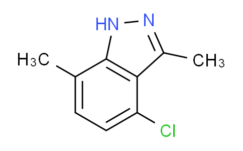 CAS No. 1146033-07-9, 4-Chloro-3,7-dimethyl-1H-indazole