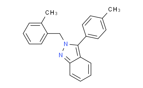 CAS No. 872682-07-0, 2-(2-Methylbenzyl)-3-(p-tolyl)-2H-indazole