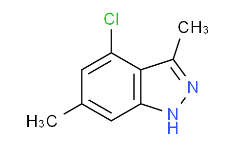 CAS No. 1956379-03-5, 4-Chloro-3,6-dimethyl-1H-indazole