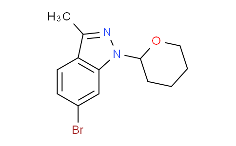 CAS No. 1214900-50-1, 6-Bromo-3-methyl-1-(tetrahydro-2H-pyran-2-yl)-1H-indazole