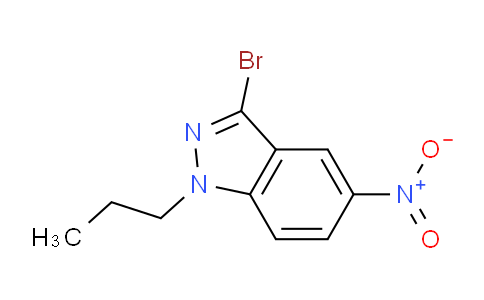CAS No. 1352538-15-8, 3-Bromo-5-nitro-1-propyl-1H-indazole