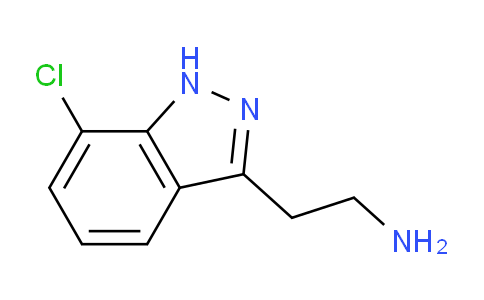 CAS No. 1388062-73-4, 2-(7-Chloro-1H-indazol-3-yl)ethanamine