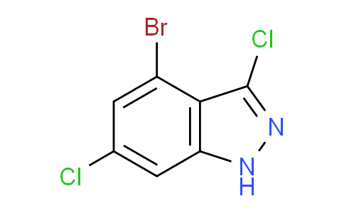 CAS No. 887568-33-4, 4-Bromo-3,6-dichloro-1H-indazole