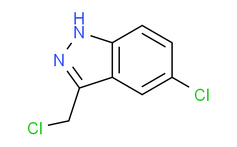 CAS No. 27328-69-4, 5-Chloro-3-(chloromethyl)-1H-indazole