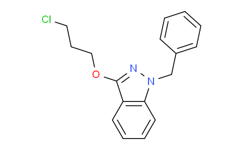 CAS No. 13109-79-0, 1-Benzyl-3-(3-chloropropoxy)-1H-indazole