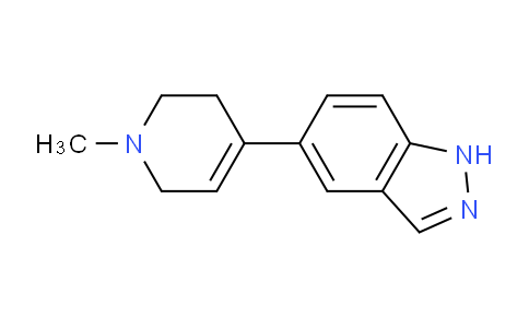 CAS No. 885272-72-0, 5-(1-Methyl-1,2,3,6-tetrahydropyridin-4-yl)-1H-indazole