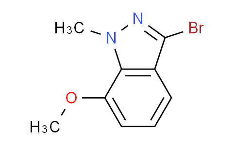 CAS No. 1781784-34-6, 3-Bromo-7-methoxy-1-methyl-1H-indazole