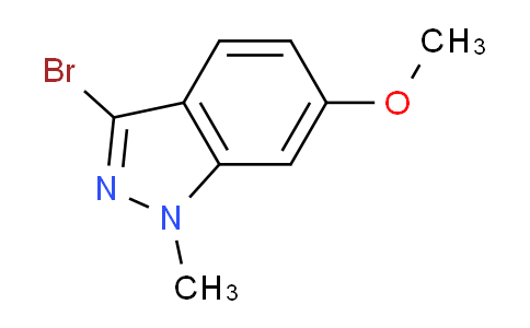 CAS No. 1784271-93-7, 3-Bromo-6-methoxy-1-methyl-1H-indazole
