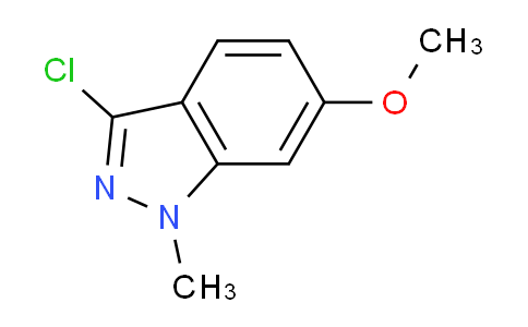 CAS No. 1781051-95-3, 3-Chloro-6-methoxy-1-methyl-1H-indazole